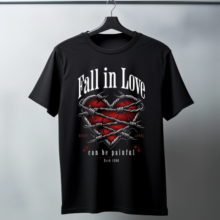 FALL IN LOVE Drop Shoulder t-shirt